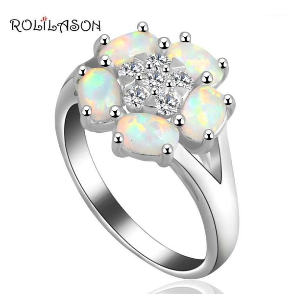 ROLILASON White Flower Wedding rings for women White fire Opal 925 Silver Fashion Jewelry Rings USA SZ #6#7#7.5#8#9 OR7021, Golden;silver
ROLILASON White Flower Wedding rings for women White fire Opal 925 Silver Fashion Jewelry Rings USA SZ #6#7#7.5#8#9 OR7021, Golden;silver