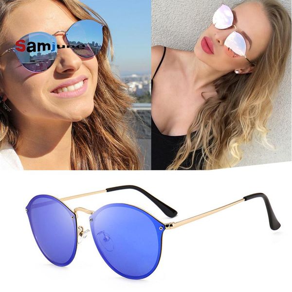 sunglasses samjune fashion trend 3574 blaze round style vintage retro brand design color mirror sun glasses women, White;black
sunglasses samjune fashion trend 3574 blaze round style vintage retro brand design color mirror sun glasses women, White;black