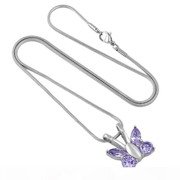 fashion charm women ashes urn necklace crystal butterfly urn pendant necklace stainless steel cremation keepsake necklace female jewelry, Silver
fashion charm women ashes urn necklace crystal butterfly urn pendant necklace stainless steel cremation keepsake necklace female jewelry, Silver