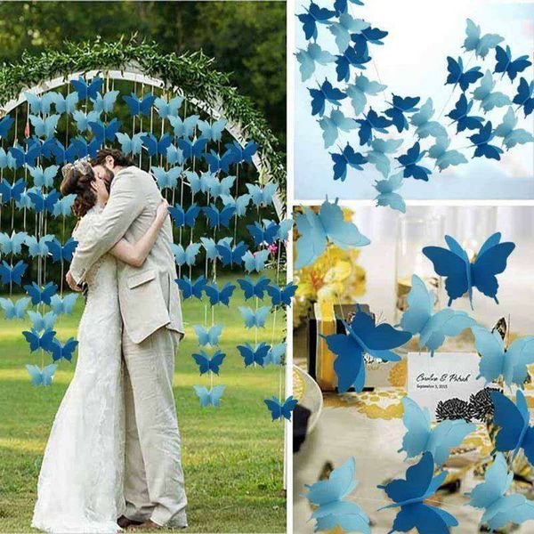 2.8m colorful 3d butterfly paper garland banner for birthday party baby shower wedding decoration supplies
2.8m colorful 3d butterfly paper garland banner for birthday party baby shower wedding decoration supplies