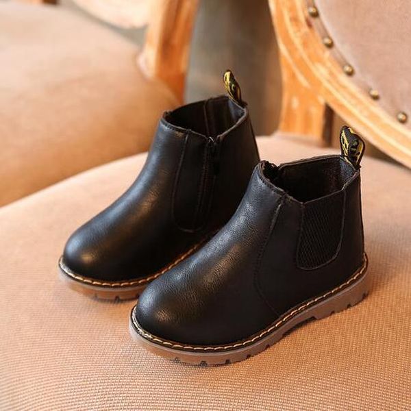 new arrival pu leather spring autumn children boots boys girls shoes british style kids ankle boots 04b wmtfvl rimmer, Black
new arrival pu leather spring autumn children boots boys girls shoes british style kids ankle boots 04b wmtfvl rimmer, Black