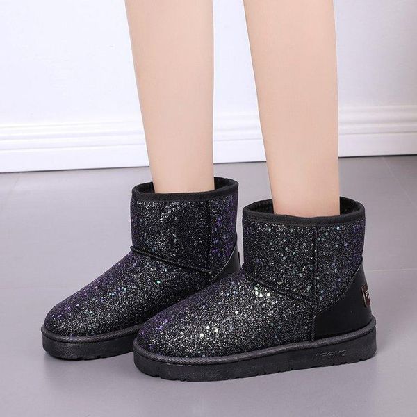 winter casual cotton сапог женских круглые toe рукава низкого top пришивание теплых толстое дно anti-slip женского snow boots мода, Black
winter casual cotton сапог женских круглые toe рукава низкого top пришивание теплых толстое дно anti-slip женского snow boots мода, Black