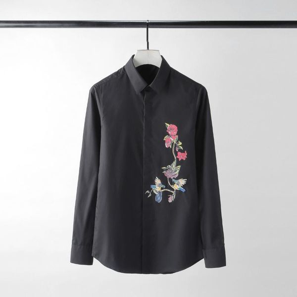 4xl cotton mens solid luxury rose mens long sleeve fit dress embroidery size classic shirts casual slim shirts otior
4xl cotton mens solid luxury rose mens long sleeve fit dress embroidery size classic shirts casual slim shirts otior