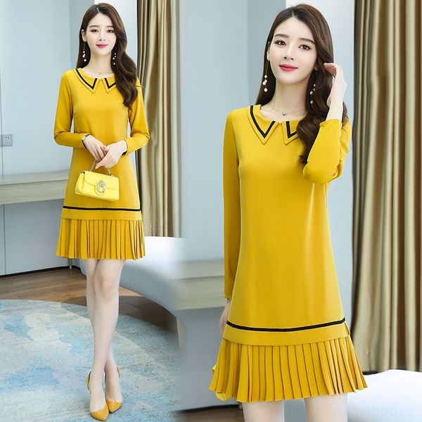 m2x0q 2020 autumn new graceful women's korean pleated stitching slim fit small graceful autumn new 2020 dress women's dressaline p, Black;gray
m2x0q 2020 autumn new graceful women's korean pleated stitching slim fit small graceful autumn new 2020 dress women's dressaline p, Black;gray