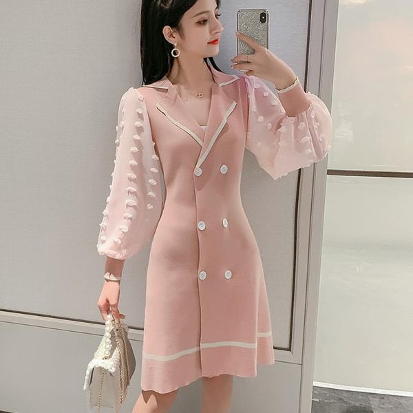 new autumn winter retro women knitted dress korean casual chiffon patchwork long sleeve elegant slim sweater dress robe femme, Black;gray
new autumn winter retro women knitted dress korean casual chiffon patchwork long sleeve elegant slim sweater dress robe femme, Black;gray