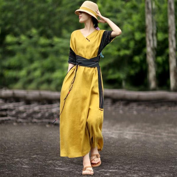 2021 new women's clothing fashions clothes summer imitation of cotton and linen dressed in retro-long correspondence thin dress dy2h, Black;gray
2021 new women's clothing fashions clothes summer imitation of cotton and linen dressed in retro-long correspondence thin dress dy2h, Black;gray