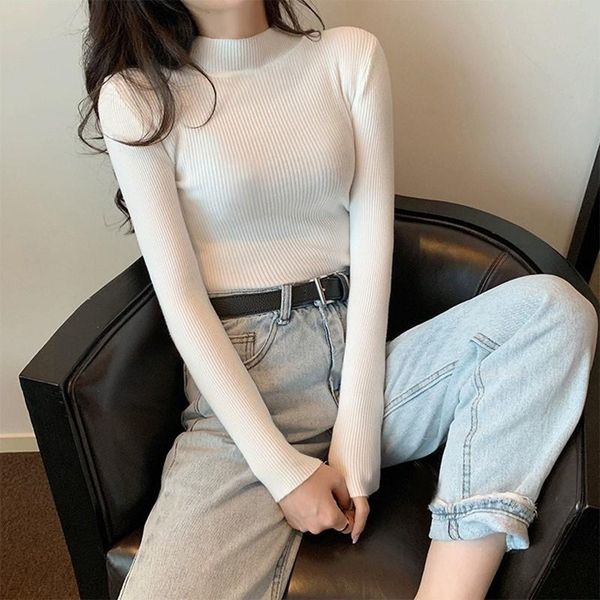 2020 осень зима женщин свитер slim fit теплый женский свитера вязаная водолазка пуловеры эластичность вскользь девушки jumper, White;black
2020 осень зима женщин свитер slim fit теплый женский свитера вязаная водолазка пуловеры эластичность вскользь девушки jumper, White;black