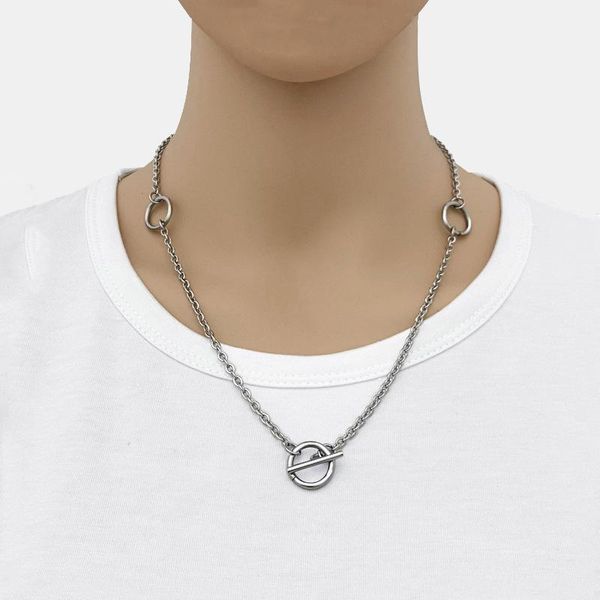 fashion hip-hop all-match necklace men and women titanium steel splicing necklace jewelry sale, Silver
fashion hip-hop all-match necklace men and women titanium steel splicing necklace jewelry sale, Silver