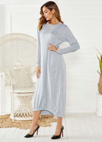 new round dress neck loose long sleeve women's robe style dress in autumn winter 2019 lxwkg, Black;gray
new round dress neck loose long sleeve women's robe style dress in autumn winter 2019 lxwkg, Black;gray