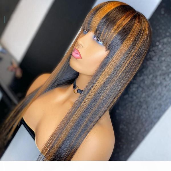 straight highlight blonde color lace front human hair wigs pre plucked with baby hair brazilian remy hair wig for bang, Black;brown
straight highlight blonde color lace front human hair wigs pre plucked with baby hair brazilian remy hair wig for bang, Black;brown