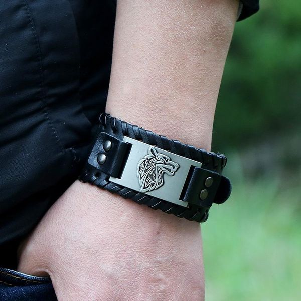 tennis men's stylish viking leather wrap bracelets rock punk compass charm male wrist jewelry length adjustable, Golden;silver
tennis men's stylish viking leather wrap bracelets rock punk compass charm male wrist jewelry length adjustable, Golden;silver