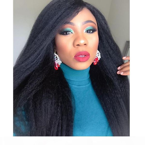 sales big promotion front lace wigs for black women 150% human hair wigs kinky straight natural color medium cap ing, Black;brown
sales big promotion front lace wigs for black women 150% human hair wigs kinky straight natural color medium cap ing, Black;brown