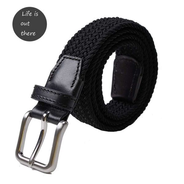 fashion brand ~ casual youth black canvas woven men's pin buckle elastic belt, Black;brown
fashion brand ~ casual youth black canvas woven men's pin buckle elastic belt, Black;brown