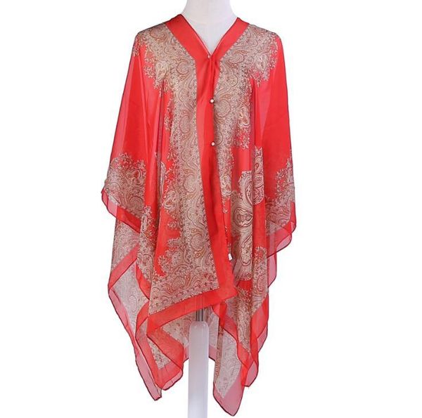 sunscreen shawl driving beach wraps chiffon thin coat scarves print bikini cover ups women poncho fashion wrap pashmina cape dhc2635 
sunscreen shawl driving beach wraps chiffon thin coat scarves print bikini cover ups women poncho fashion wrap pashmina cape dhc2635
