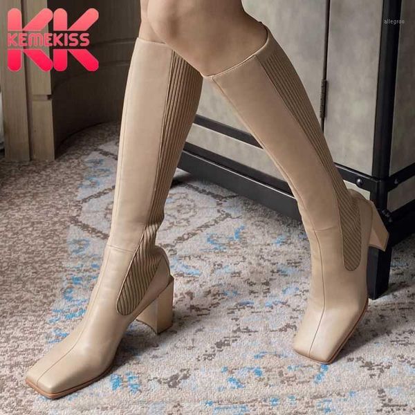 boots kemekiss women high heel stange real leather knee fashion winter shoes woman footwear size 33-401, Black
boots kemekiss women high heel stange real leather knee fashion winter shoes woman footwear size 33-401, Black