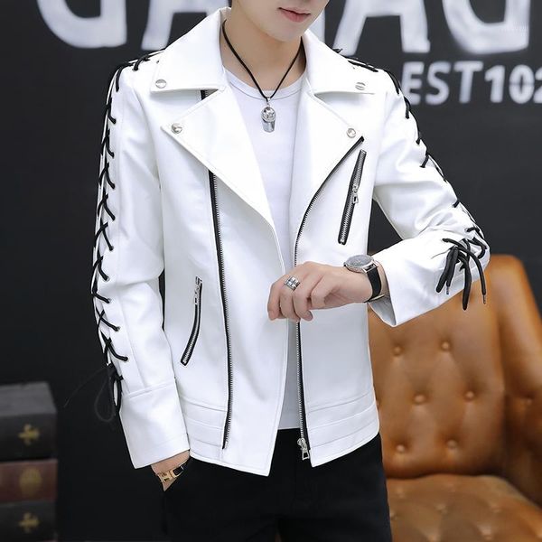 fall 2020new men's cultivate one's morality handsome leather coat lapels younsters, leather1, Black
fall 2020new men's cultivate one's morality handsome leather coat lapels younsters, leather1, Black