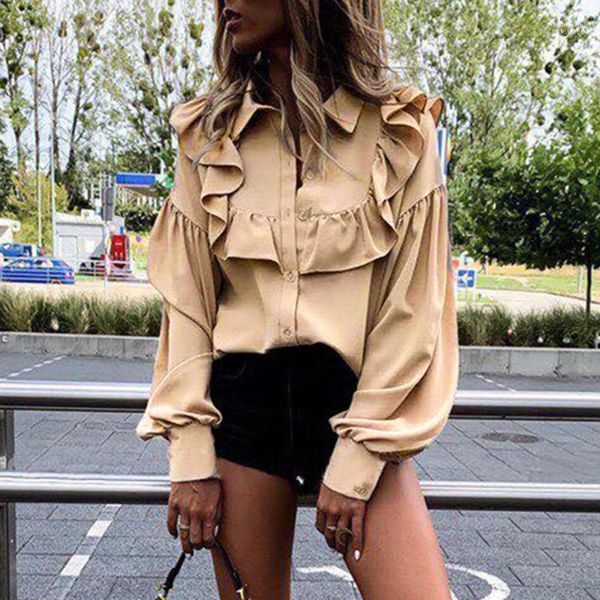 korean fashion women chic ruffles shirts stylish office workwear turn down collar long sleeve blouse shirt female blusas1, White
korean fashion women chic ruffles shirts stylish office workwear turn down collar long sleeve blouse shirt female blusas1, White
