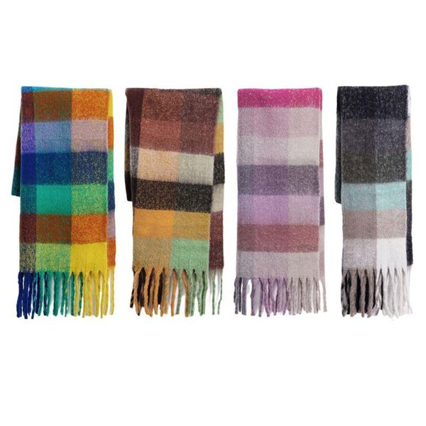 womens artificial cashmere scarf long tassels plaid autumn winter warm shawl, Blue;gray
womens artificial cashmere scarf long tassels plaid autumn winter warm shawl, Blue;gray
