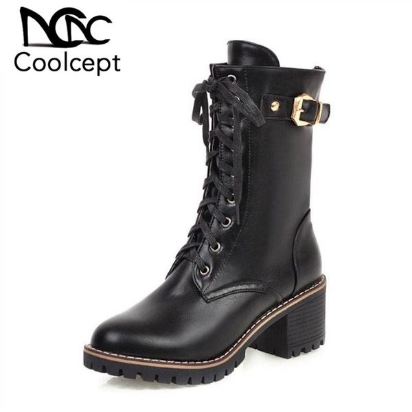 boots coolcept women half short casual lace up platform shoes fashion zipper winter warm fur high heel size 33-43, Black
boots coolcept women half short casual lace up platform shoes fashion zipper winter warm fur high heel size 33-43, Black