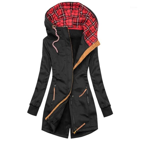 woman jacket winter clothes women fashion plaid print jacket zipper pocket sweatshirt long sleeve coat manteau femme veste1, Black;brown
woman jacket winter clothes women fashion plaid print jacket zipper pocket sweatshirt long sleeve coat manteau femme veste1, Black;brown
