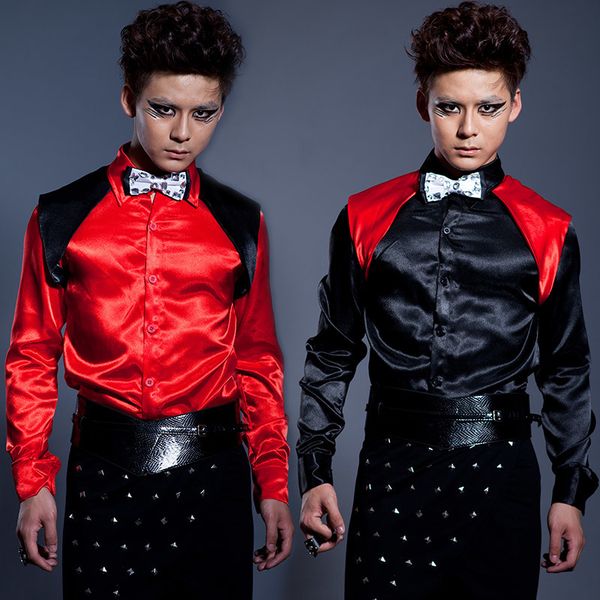 2021 new s-5xl fashion club boom black sewing stage singer men's garments leather suit 2qlz
2021 new s-5xl fashion club boom black sewing stage singer men's garments leather suit 2qlz