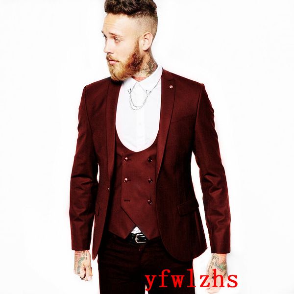 classic wedding tuxedos peak lapel slim fit suits for men groomsmen suit three pieces prom formal suits (jacket+pants+vest+tie) w385, Black;gray
classic wedding tuxedos peak lapel slim fit suits for men groomsmen suit three pieces prom formal suits (jacket+pants+vest+tie) w385, Black;gray