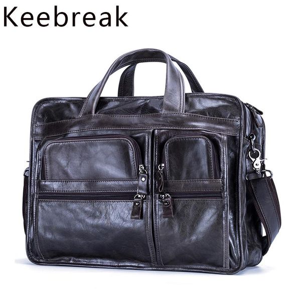 large men leather handbgs male genuine leather business travel brifcases bag men's 15.6'' lapshoulder business document bag
large men leather handbgs male genuine leather business travel brifcases bag men's 15.6'' lapshoulder business document bag
