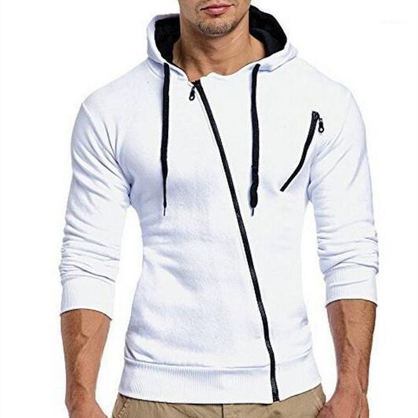 men's hoodies & sweatshirts slant zipper jacket mens jackets hooded coats black white gray overcoat for male spring outerwear fashion d
men's hoodies & sweatshirts slant zipper jacket mens jackets hooded coats black white gray overcoat for male spring outerwear fashion d