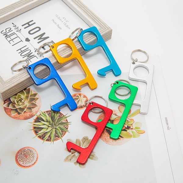 dhl , contactless key chain operner door opener metal pendant opener press non-touch press elevator tool 5color
dhl , contactless key chain operner door opener metal pendant opener press non-touch press elevator tool 5color