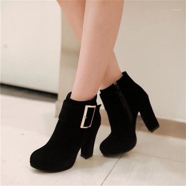 the new woman short boots boots fashion women's 10cm thick heel fashion net red shoes 3-11 12 bbzai1, Black
the new woman short boots boots fashion women's 10cm thick heel fashion net red shoes 3-11 12 bbzai1, Black