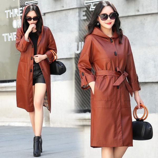 swredmi 2019 spring long leather trench women hooded leather clothing high street outerwear faux plus size coats1, Black
swredmi 2019 spring long leather trench women hooded leather clothing high street outerwear faux plus size coats1, Black