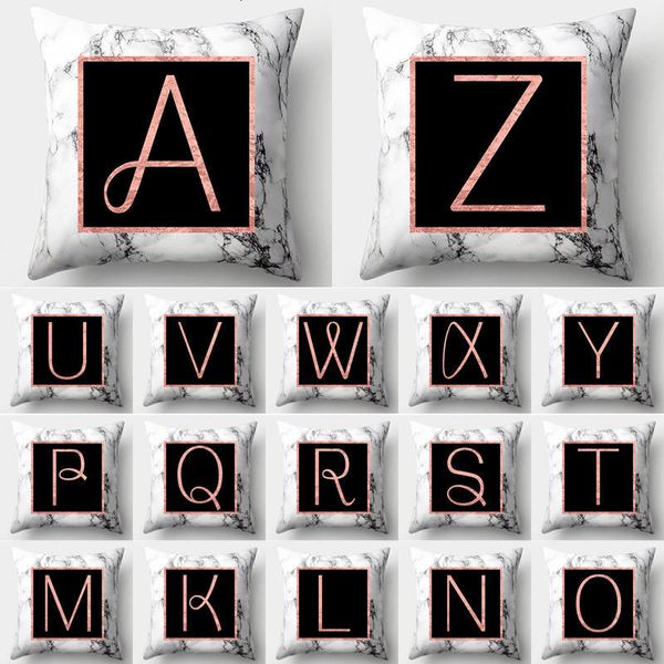 marble alphabet letter pillow case polyester cushion cover decoration sofa decorative pillowcase decor for home 40554
marble alphabet letter pillow case polyester cushion cover decoration sofa decorative pillowcase decor for home 40554