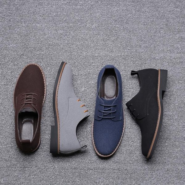 dress shoes yomior cow suede lace-up men casual formal vintage office work gentlemen leather shoe wedding oxfords zapatos hombre1, Black
dress shoes yomior cow suede lace-up men casual formal vintage office work gentlemen leather shoe wedding oxfords zapatos hombre1, Black