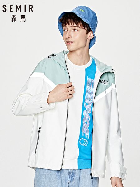 semir men 2020 spring new contrast color stitching letters embroidered jacket stretch comfortable top
semir men 2020 spring new contrast color stitching letters embroidered jacket stretch comfortable top