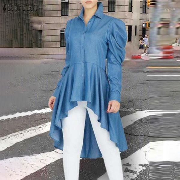 zanzea women demin blouse 2021 ladies turn down collar shirt autumn cardigan casual solid blusa femininas plus size 5xl1, White
zanzea women demin blouse 2021 ladies turn down collar shirt autumn cardigan casual solid blusa femininas plus size 5xl1, White