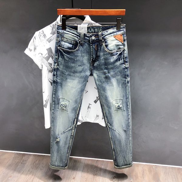 2021 new fashion streetwear slim fit ripped men retro blue gray vintage designer pants hip hop jeans homme j72v
2021 new fashion streetwear slim fit ripped men retro blue gray vintage designer pants hip hop jeans homme j72v