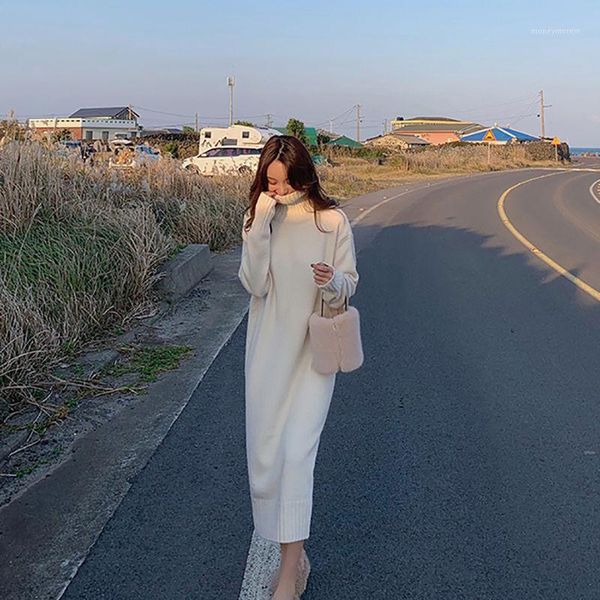 casual dresses knitted dress women's warm bottom matching jacket mid-length over the knee retro loose high-neck sweater dress1, Black;gray
casual dresses knitted dress women's warm bottom matching jacket mid-length over the knee retro loose high-neck sweater dress1, Black;gray