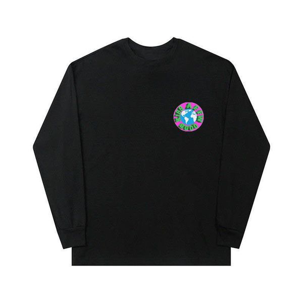male and female ma siwei joint letter printing long-sleeved street hip-hop pullover shirt, Black
male and female ma siwei joint letter printing long-sleeved street hip-hop pullover shirt, Black