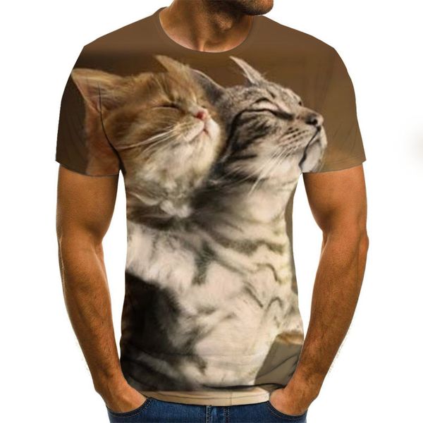 animal pattern 3d print shirts comics harajuku hentai men clothing
