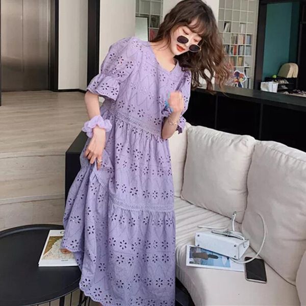 korean hollow out womens o neck short sleeve high waist tunic oversize midi dresses female 2020 summer new clothe vestidos, Black;gray
korean hollow out womens o neck short sleeve high waist tunic oversize midi dresses female 2020 summer new clothe vestidos, Black;gray