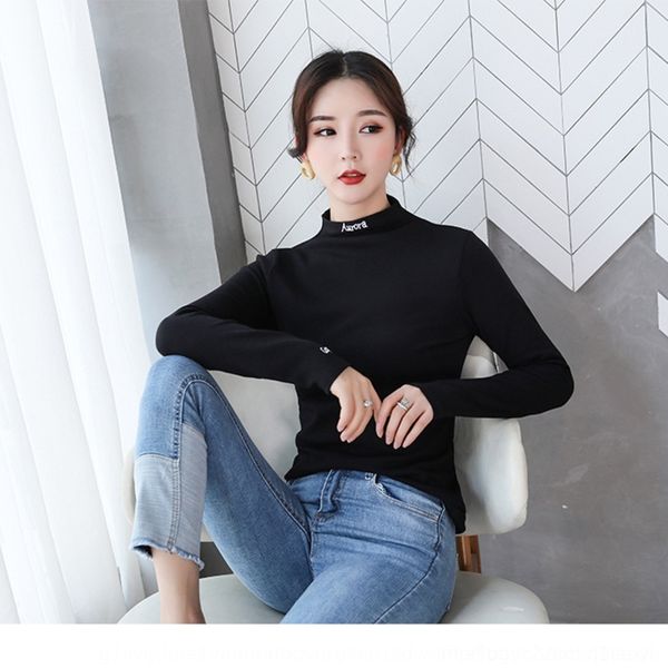 k57y2 women's coatt-shirt high neck base with half long sleeve coat coat t-shirt plush in autumn and winter tlrrd, White
k57y2 women's coatt-shirt high neck base with half long sleeve coat coat t-shirt plush in autumn and winter tlrrd, White