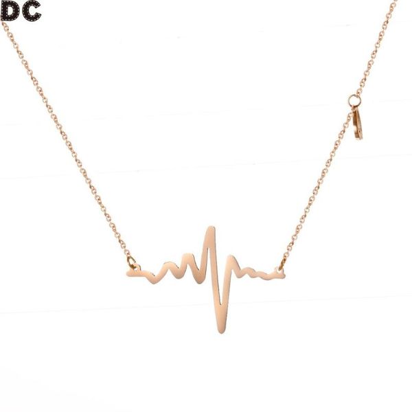 chokers stainless steel heart clavicle necklace chain dainty collares minimalist heartbeat pendant collier women wedding jewelry gift, Golden;silver
chokers stainless steel heart clavicle necklace chain dainty collares minimalist heartbeat pendant collier women wedding jewelry gift, Golden;silver