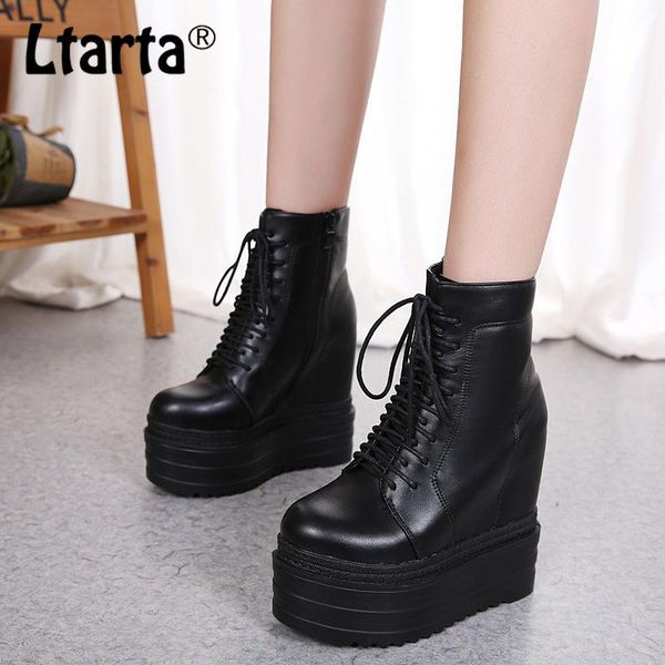 ltarta women's fashion shoes platform wedge short boots high heel boots black white lace shoes for ladies winter -888-33
ltarta women's fashion shoes platform wedge short boots high heel boots black white lace shoes for ladies winter -888-33