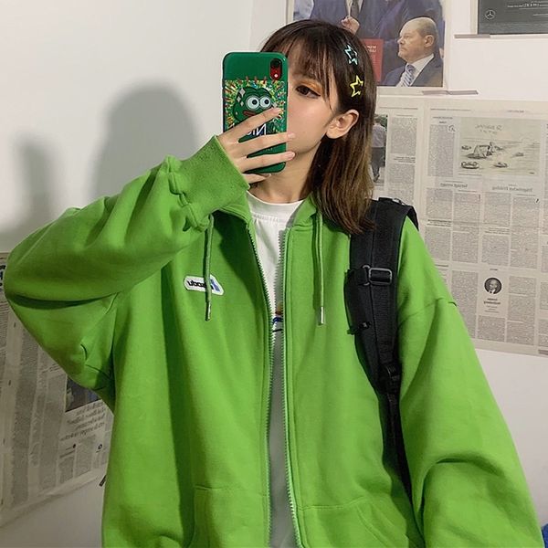 women's oversized hoodies early autumn ins korean style fashion boyfriend lazy charm slim easy matching student hooded coat y200915, Black
women's oversized hoodies early autumn ins korean style fashion boyfriend lazy charm slim easy matching student hooded coat y200915, Black