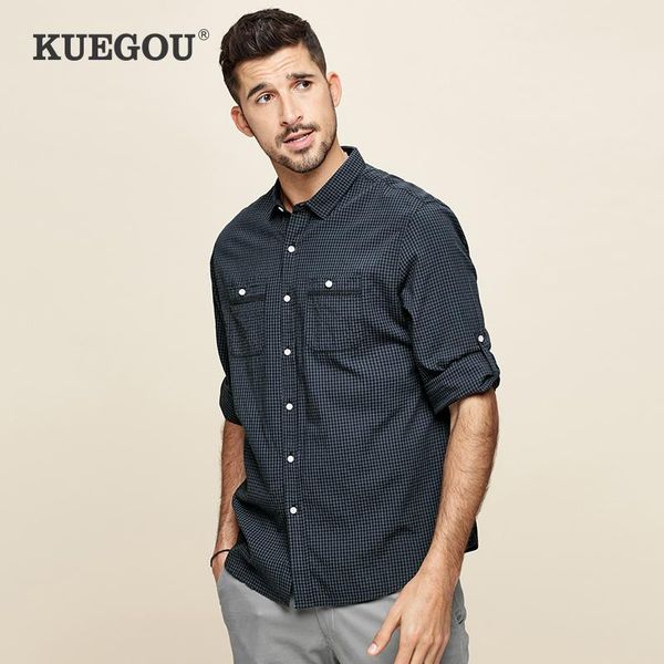 kuegou brand summer men's shirts summer men's fashion 7 minutes of sleeve leisure plaid shirt half sleeve shirt bc-8815, White;black
kuegou brand summer men's shirts summer men's fashion 7 minutes of sleeve leisure plaid shirt half sleeve shirt bc-8815, White;black
