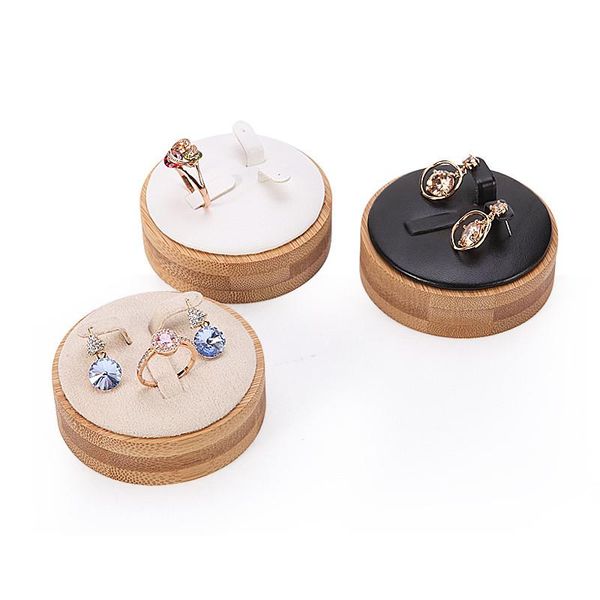 bamboo wood earrings ring display holder jewelry display stand leather jewelry holder, Pink;blue
bamboo wood earrings ring display holder jewelry display stand leather jewelry holder, Pink;blue
