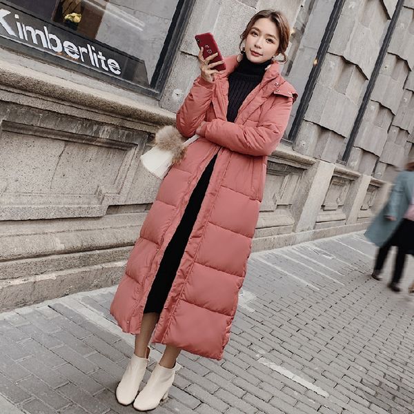 2021 new winter worn zipper with hood coat mid-length leisure on knee cotton jacket d2x6, Black
2021 new winter worn zipper with hood coat mid-length leisure on knee cotton jacket d2x6, Black