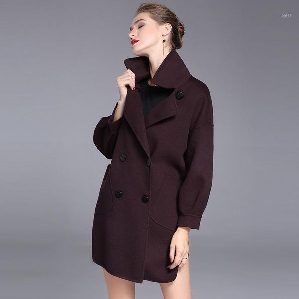 and winter new style woolen coat, female european and american high-end slim slim, double faced cashmere coat coat.1, Black
and winter new style woolen coat, female european and american high-end slim slim, double faced cashmere coat coat.1, Black