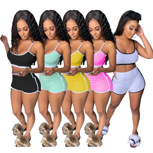 spot 2021 european and american women's fashion suspenders and vest shorts two-piece suit, Gray
spot 2021 european and american women's fashion suspenders and vest shorts two-piece suit, Gray
