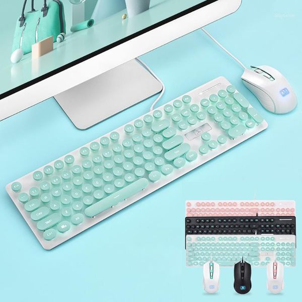keyboard mouse combos n518 and set wired steam retro pc computer round key cap gaming y4281
keyboard mouse combos n518 and set wired steam retro pc computer round key cap gaming y4281